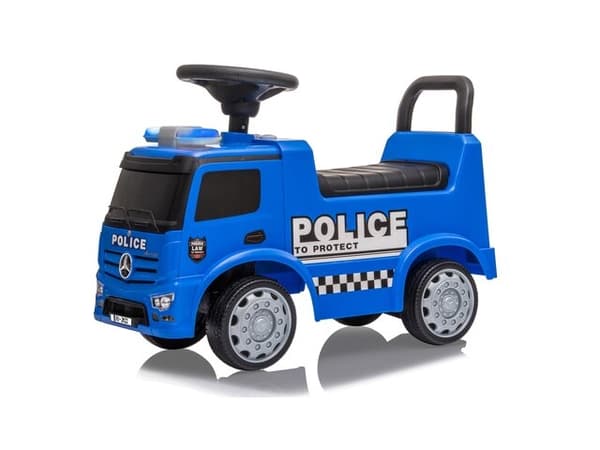 Jamara Mercedes-Benz Antos Police, 1 vuosi/vuosia, 4 renkaita, Sininen, Tarvitsee patterit
