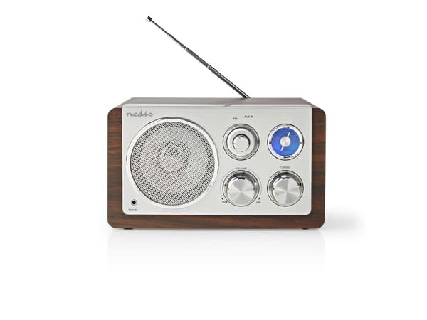 Nedis RDFM5110BN, Henkilökohtainen, Analoginen, FM, 5 W, 88 - 108 Hz, 9 cm