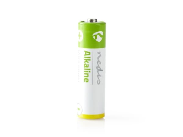 Nedis BAAKLR648BX, Engångsbatteri, AA, Alkalisk, 1,5 V, 48 styck, Grön, Vit, Gul