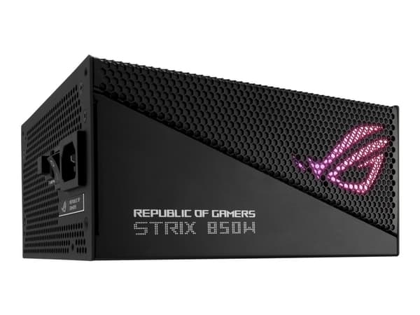 ASUS ROG Strix - Aura Edition - nätaggregat (intern) - ATX12V 3.0/ EPS12V - 80 PLUS Gold - AC 100-240 V - 850 Watt