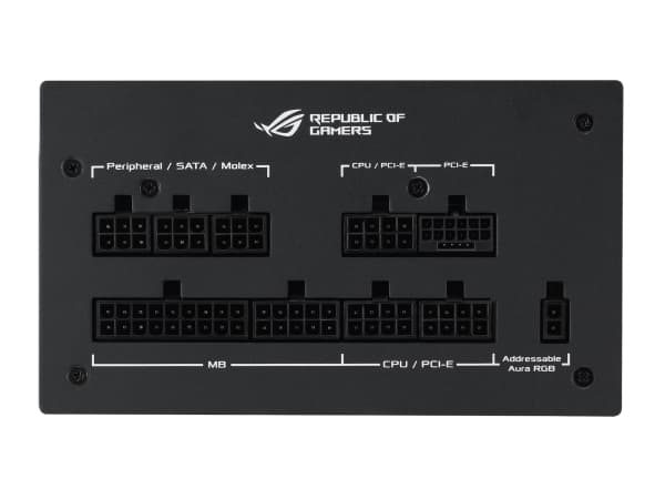 ASUS ROG-STRIX-750G - Strømforsyning (intern) - ATX12V - 80 PLUS Gold - AC 100-240 V - 750 watt