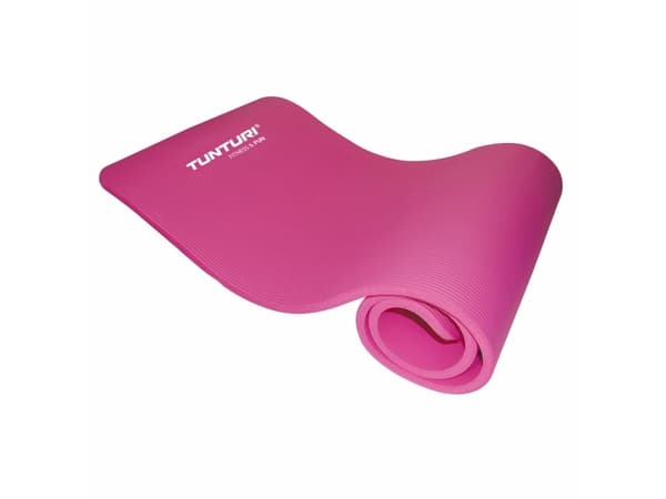 Tunturi 14TUSFU176, Träningsmatta för universell användning, Rosa, 600 mm, 18000 mm, 1,5 cm