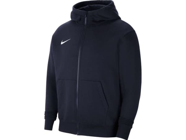 Nike Sweatshirt for barn Nike Park 20 Fleece hettegenser med full glidelås marineblå CW6891 451: Str - XS