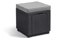 Miniatyrbild 2 av 5: Allibert Cube pouf, Torg, Grå, 420 mm, 420 mm, 390 mm