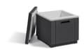 Miniatyrbild 1 av 5: Allibert Cube pouf, Torg, Grå, 420 mm, 420 mm, 390 mm