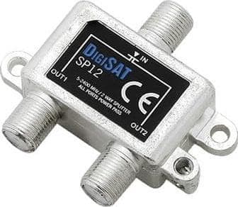 DigiSAT RTV Signal Splitter GN-2GN SP12 DigiSat 5-2400MHz 77-215#