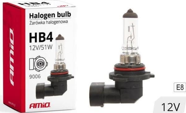 AMiO Halogenpære HB4 12V 51W 9006