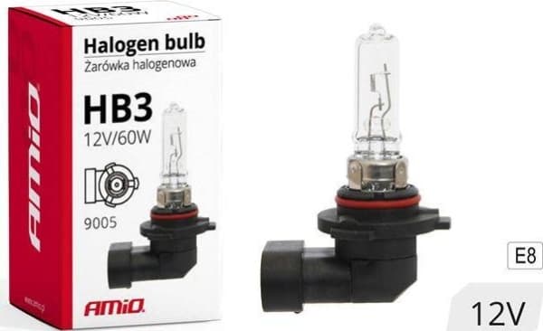 AMiO Halogenpære HB3 12V 65W 9005