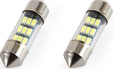 AMiO LED-pærer C5W 31mm 9xSMD 3014 12V Standard