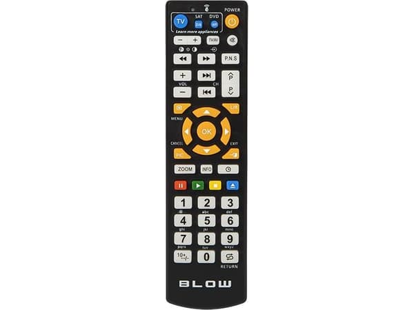 RTV remote control Blow UNIVERSAL SELF-LEARNING REMOTE CONTROL for TV DVD SAT DVB 5in1