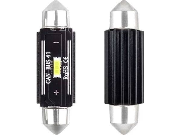 AMiO LED CANBUS 1 SMD UltraBright 1860 Festoon 41mm White 12V/24V