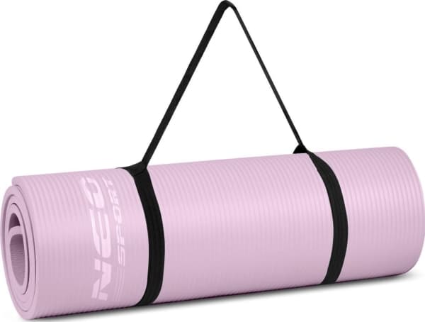 Neo-Sport Treningsmatte NS-922 183 cm x 60 cm x 1 cm rosa