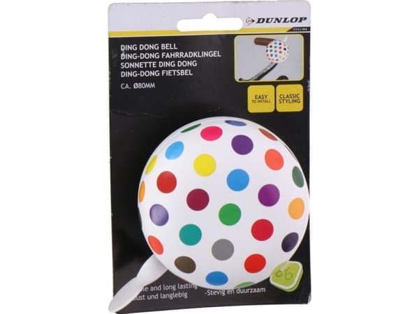 Dunlop sykkelklokke ons. 80 mm prikker