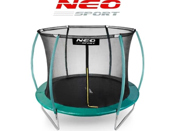 Neo-Sport NS-10C181 trädgårdsstudsmatta med inomhusnät 10 FT 312 cm
