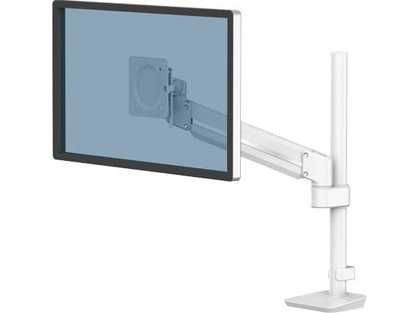 Fellowes Tallo 8616201, Clamp/Grommet, 9 kg, 101,6 cm (40"), 100 x 100 mm, Korkeudensäätö, Valkoinen