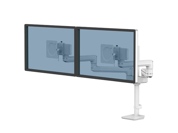 Fellowes Tallo 8616401, Clamp/Grommet, 9 kg, 101,6 cm (40"), 100 x 100 mm, Korkeudensäätö, Valkoinen