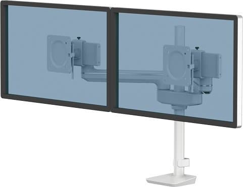 Fellowes Tallo 8616301, Clamp/Grommet, 9 kg, 101,6 cm (40"), 100 x 100 mm, Høydejustering, Hvit