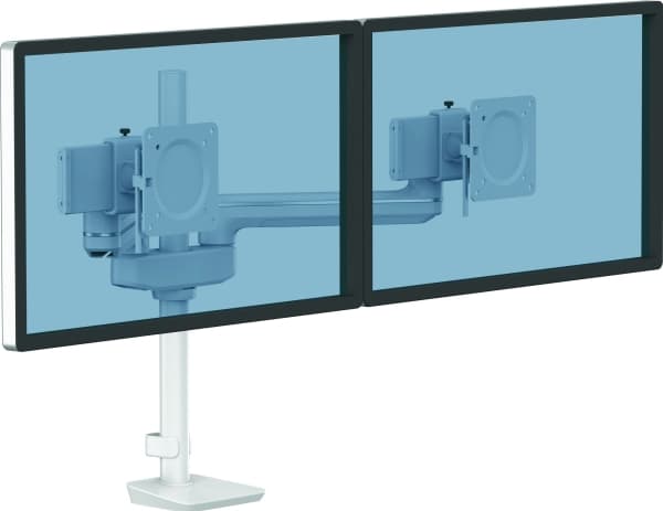 Fellowes Tallo 8616301, Clamp/Grommet, 9 kg, 101,6 cm (40"), 100 x 100 mm, Høydejustering, Hvit