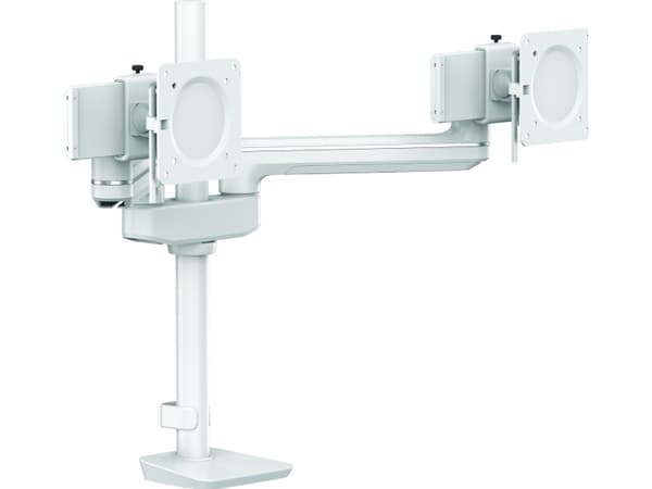 Fellowes Tallo 8616301, Clamp/Grommet, 9 kg, 101,6 cm (40"), 100 x 100 mm, Høydejustering, Hvit