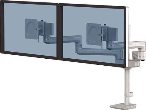 Fellowes Tallo 8613801, Klämma/genomföring, 9 kg, 101,6 cm (40"), 100 x 100 mm, Höjdjustering, Silver