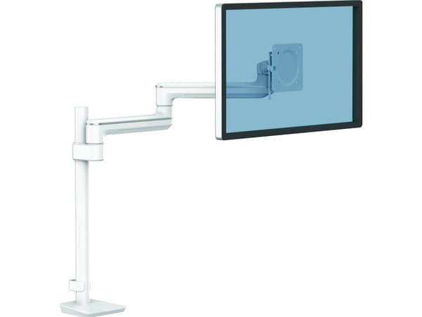 Fellowes Tallo 8616001, Clamp/Grommet, 9 kg, 101,6 cm (40"), 100 x 100 mm, Korkeudensäätö, Valkoinen