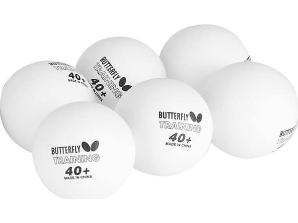 Ping pong flaggermussett Butterfly Ovtcharov 2 hender, 6 baller