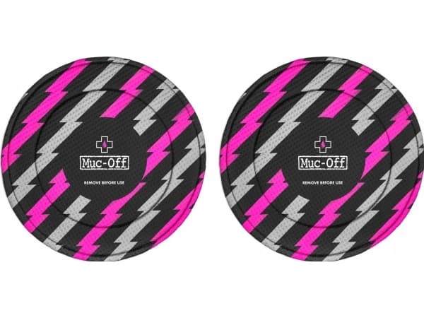 Muc-Off Disc Brake Covers, protective cap (black/pink)