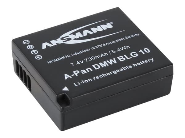 ANSMANN A-Pan - Akku - Li-Ion - 730 mAh - Panasonic Lumix DC-TZ93, TZ95, TZ96, ZS200, DMC-TZ82, LX100, ZS80; Lumix G DC-G100, GX9; Lumix G DC-G100, G
