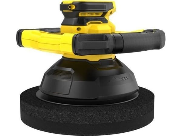 Stanley FATMAX SFMCE100B-XJ, Roterande polermaskin för bilen, 2800 RPM, Svart, Gul, Batteri