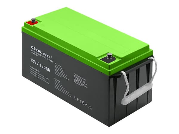 Qoltec Akkumulator żelowy | 12V | 150 Ah | GEL