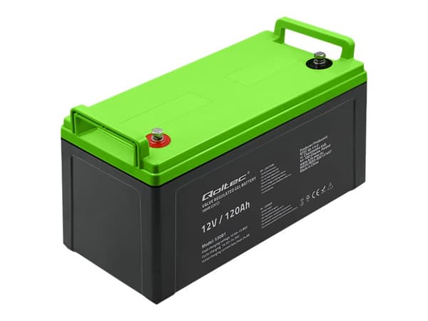 Qoltec Akkumulator żelowy | 12V | 120Ah | GEL