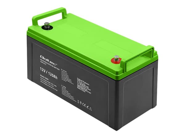 Qoltec Akkumulator żelowy | 12V | 120Ah | GEL