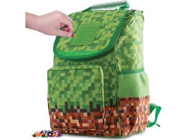 PIXIE Skoleryggsekk, PIXIE CREW, Green Check, Green Panel