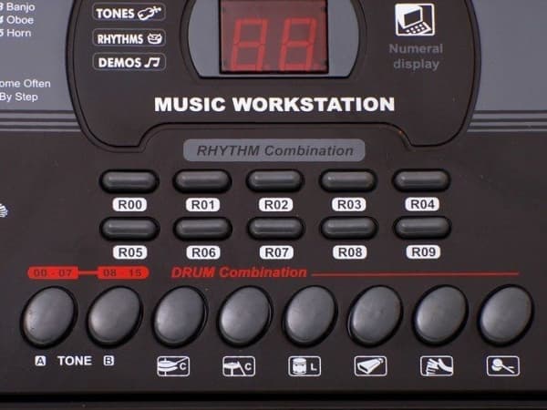 Jokomisiada Duże Organy Keyboard MQ-809 USB MICROPHONE IN0029 (IN0029) - 158200
