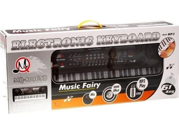 Jokomisiada Duże Organy Keyboard MQ-809 USB MICROPHONE IN0029 (IN0029) - 158200