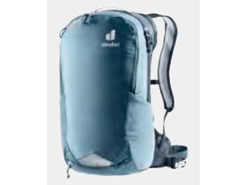 Deuter Race Air 14+3, Yläreuna, Pyöräily, Vuorikiipeily, Sininen, Unisex, 100 D, Sivutasku