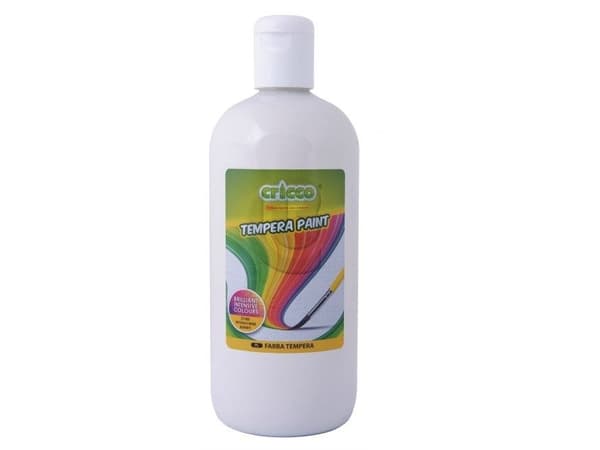 Cricco Farba Tempera Biała 500 ml (CR500/B)