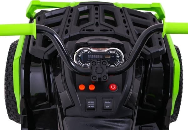 Ramiz Vehicle Quad ATV oppblåsbare hjul svart-grønn