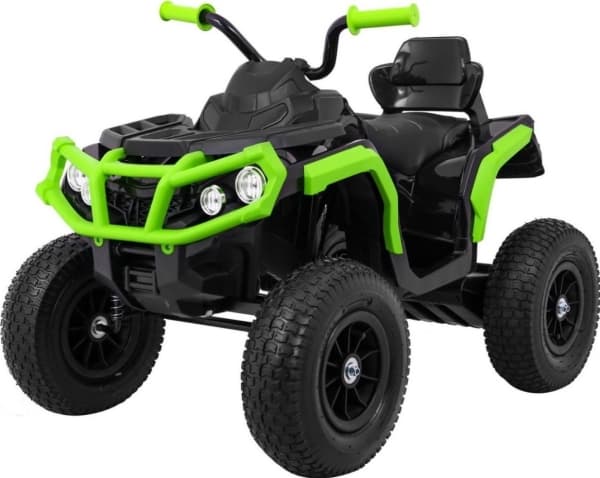 Ramiz Quad ATV Uppblåsbara hjul Svart och grön