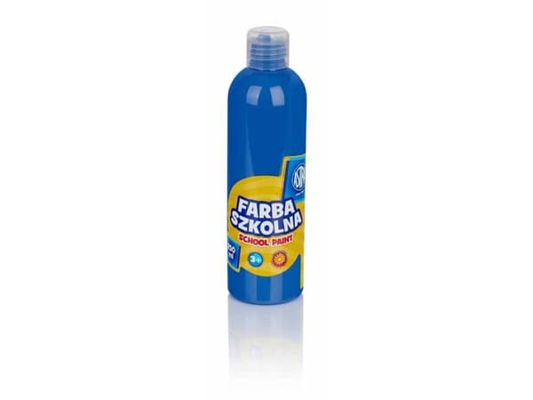 school paint natural tempera astra 250 ml blue dark