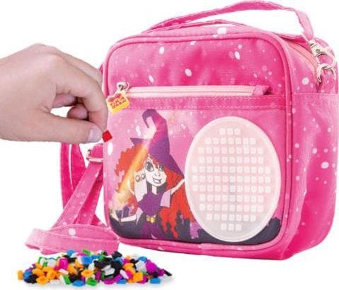 PIXIE Liten PIXIE CREW Skulderveske, Rosa, Hvit Panel