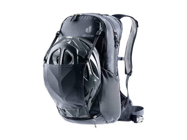 Deuter Race Air 14+3, Topp, |Sykling, Fjellklatring, Sort, Unisex, 100 D, Sidelomme