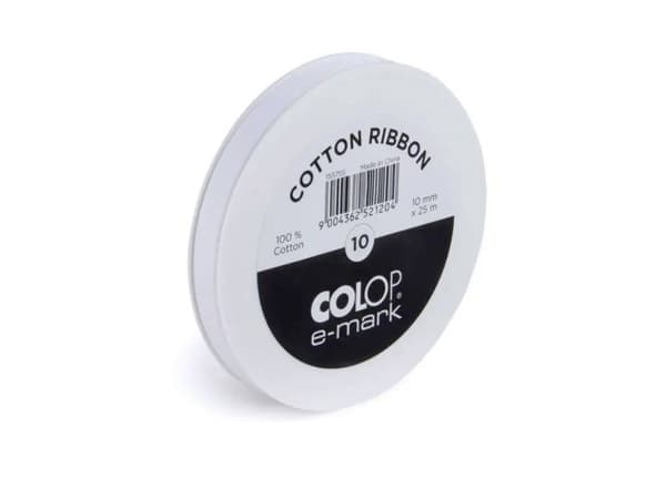 Colop 155755, E-mark, Hvit, Colop, 1 cm, 25 m, 1 stykker