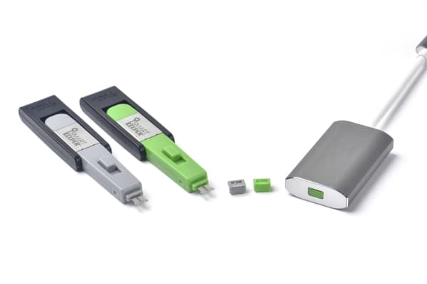Smartkeeper MD04P1GN, Portblockerare, DisplayPort, Grön, 10 styck, Polypåse, 130 mm