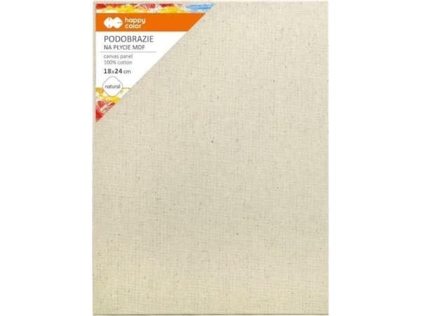 Cotton canvas 18x24cm natural HAPPY COLOR