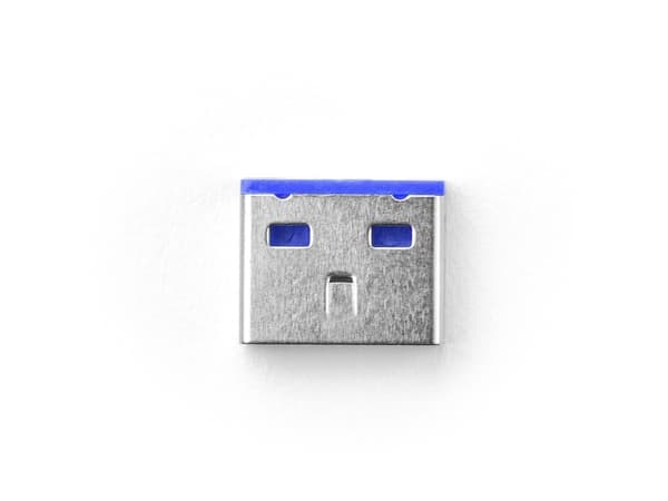 Smartkeeper UL03P2DB, Portin lukitsin, USB A-tyyppi, Sininen, Muovi, 100 kpl, Muovipussi