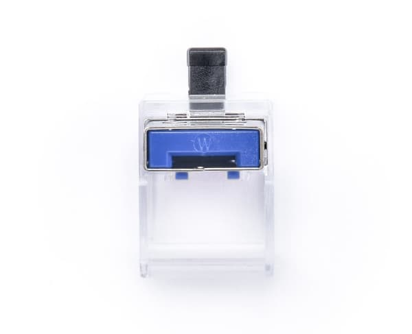Smartkeeper NC03P1DB, Portblockerare, RJ-45, Blå, 12 styck, Polypåse, 130 mm