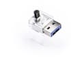 Miniatyrbild 1 av 5: Smartkeeper NC03P1DB, Portblockerare, RJ-45, Blå, 12 styck, Polypåse, 130 mm
