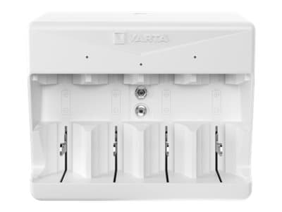 Varta Universal - 4,5 t batterilader - (for 4xAA/AAA/C/D, 1x9V) (24 pin USB-C) Hvit