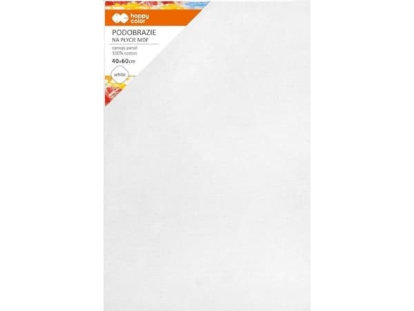GDD Bomullslerret 40x60cm hvit HAPPY COLOR